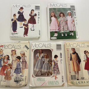 McCalls 5116, 3949, 3262, 4804, 2680 Sewing Pattern bundle